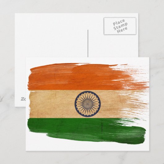 Postkarten für Indien (Vorne/Hinten)
