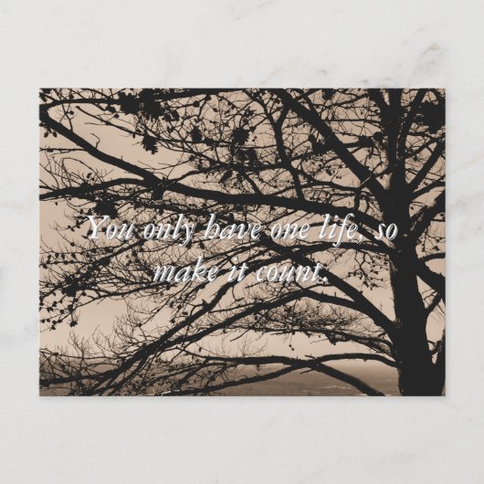 Postkarten für inspirierende Zitate (Vorderseite)