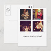 Postkarten für instagramm Foto (Vorne/Hinten)