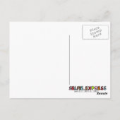 Postkarten für instagramm Foto (Rückseite)