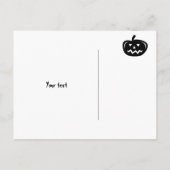 Postkarten für Kürbiskürbis nach Maß (Rückseite)