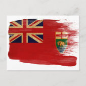 Postkarten für Manitoba-Flag (Vorderseite)