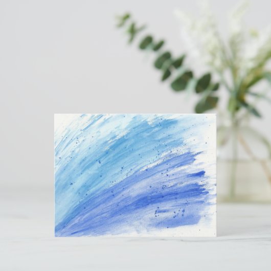 Postkarten für moderne Wasserfarben (Stehend Vorderseite)