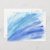 Postkarten für moderne Wasserfarben (Vorne/Hinten)