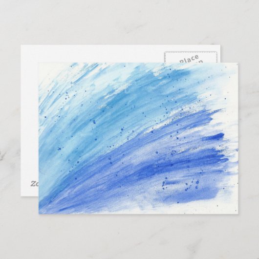 Postkarten für moderne Wasserfarben (Vorne/Hinten)