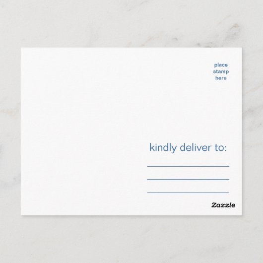 Postkarten für niedliche Kinder (Rückseite)