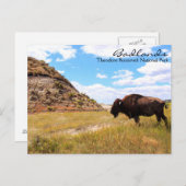 Postkarten für Norddakota (Vorne/Hinten)