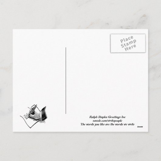 Postkarten für Philippinen (Rückseite)