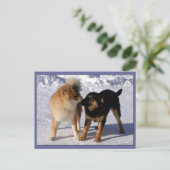 Postkarten für Puppy-Play-Karten (Stehend Vorderseite)