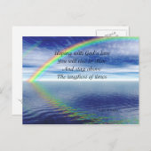 Postkarten für religiöses Beileid (Vorne/Hinten)