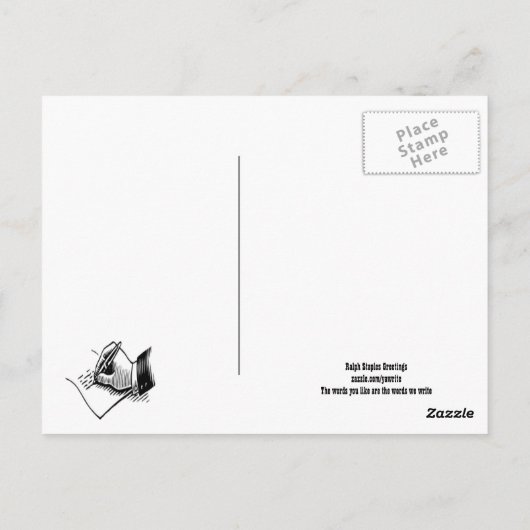 Postkarten für religiöses Beileid (Rückseite)