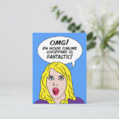 Postkarten für RETRO-COMICEN (Stehend Vorderseite)