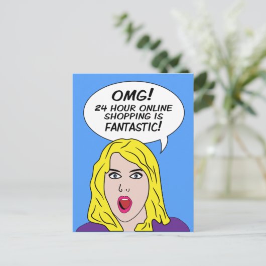 Postkarten für RETRO-COMICEN (Stehend Vorderseite)