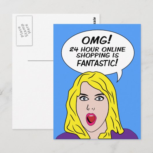 Postkarten für RETRO-COMICEN (Vorne/Hinten)