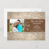 Postkarten für Save the Date Foto (Vorne/Hinten)