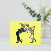 Postkarten für Scarecrow und Zinn Man (Stehend Vorderseite)