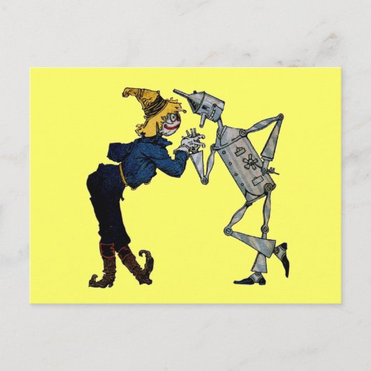 Postkarten für Scarecrow und Zinn Man (Vorderseite)