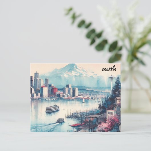 Postkarten für Seattle (Stehend Vorderseite)