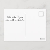 Postkarten für UNCLE SAM am 6. November (Rückseite)