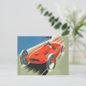 Postkarten für Vintages Auto (Stehend Vorderseite)