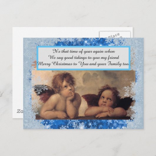 Postkarten für WeihnachtsAngels (Vorne/Hinten)