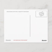 Postkarten für Whimsical Cupcake und Ladybug (Rückseite)