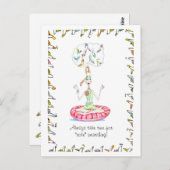 Postkarten für Yoga Shoes (Vorne/Hinten)