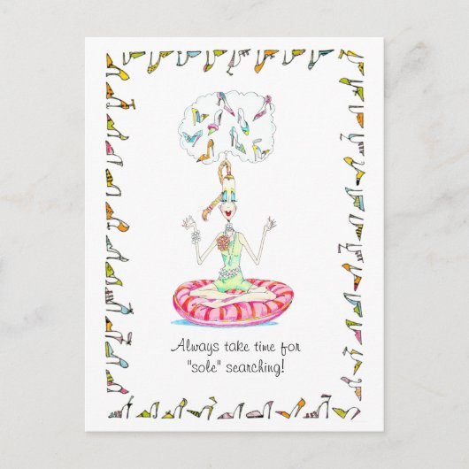 Postkarten für Yoga Shoes (Vorderseite)