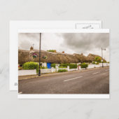 Postkarten "Gestrickte Hütten, Irland" (Vorne/Hinten)