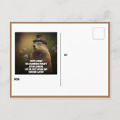 Postkarten Groundhog Day Erinnerungen 2023 (Rückseite)