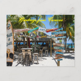 Postkarten-Grüße aus Curacao Postkarte