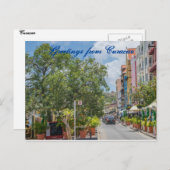 Postkarten-Grüße aus Curacao Postkarte (Vorne/Hinten)