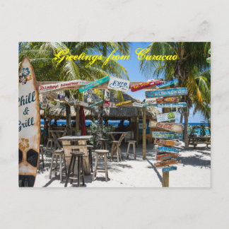 Postkarten-Grüße aus Curacao Postkarte