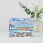 Postkarten-Grüße aus Curacao Postkarte (Stehend Vorderseite)