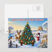 Postkarten-Grüße Postkarte (Vorne/Hinten)