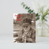 Postkarten Grüße Tauben Vögel auf den Menschen (Stehend Vorderseite)