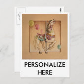 Postkarten - Happy Horse Carousel (Vorne/Hinten)