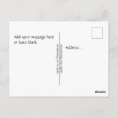 Postkarten - Hare Today Gone Tomorrow! (Rückseite)