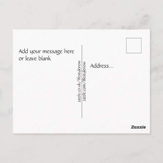 Postkarten - Hare Today Gone Tomorrow! (Rückseite)