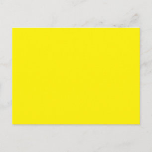 Postkarten Hellgelb Modern Minimalistisch