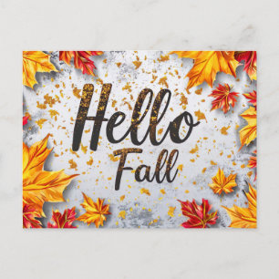 Postkarten Herbstgruß Design