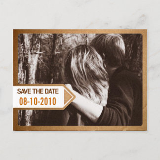 Postkarten-Hinweis Save the Date Karte