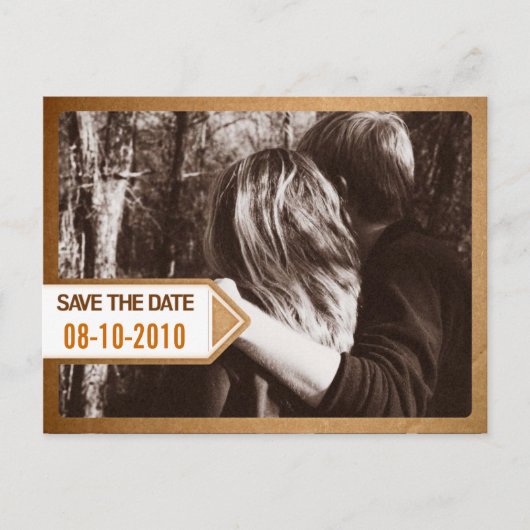 Postkarten-Hinweis Save the Date Karte (Vorderseite)