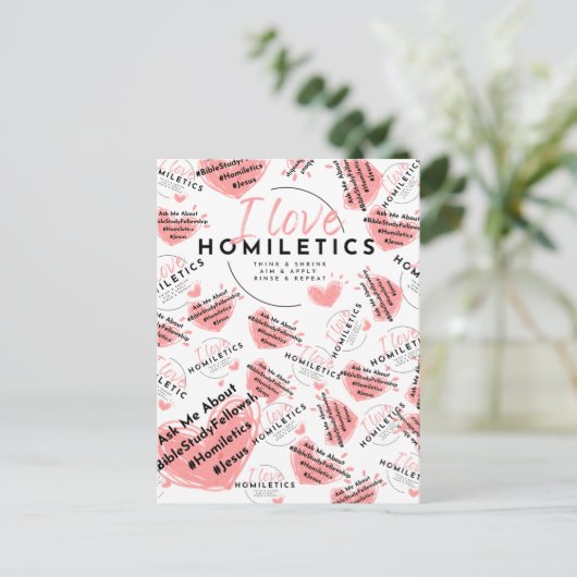 Postkarten - Homiletics Herz (Stehend Vorderseite)