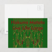 Postkarten-Horizontalvorlage Postkarte (Vorne/Hinten)