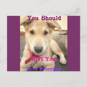 Postkarten-Horizontalvorlage Postkarte