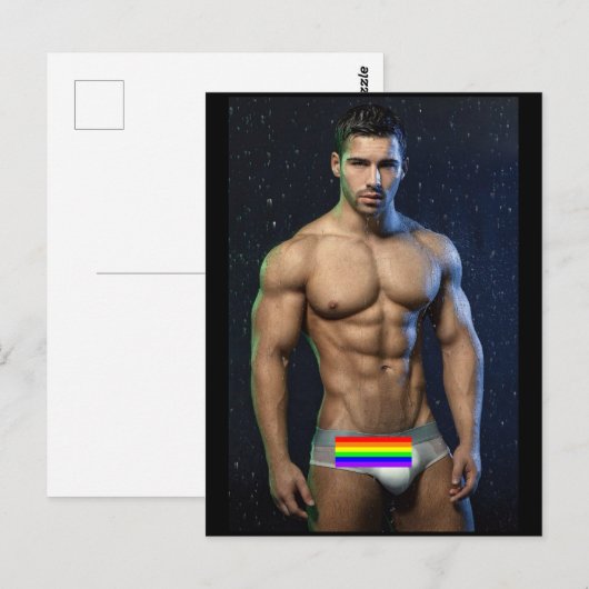 Postkarten_Hottest_Hunks Postkarte (Vorne/Hinten)