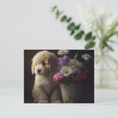 Postkarten Hund Fleur (Stehend Vorderseite)