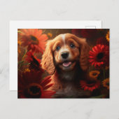 Postkarten Hund Fleur (Vorne/Hinten)