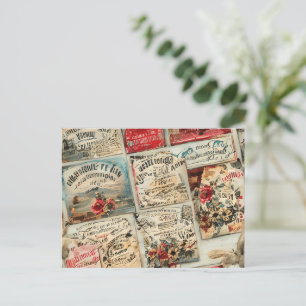 Postkarten im Vintage-Design